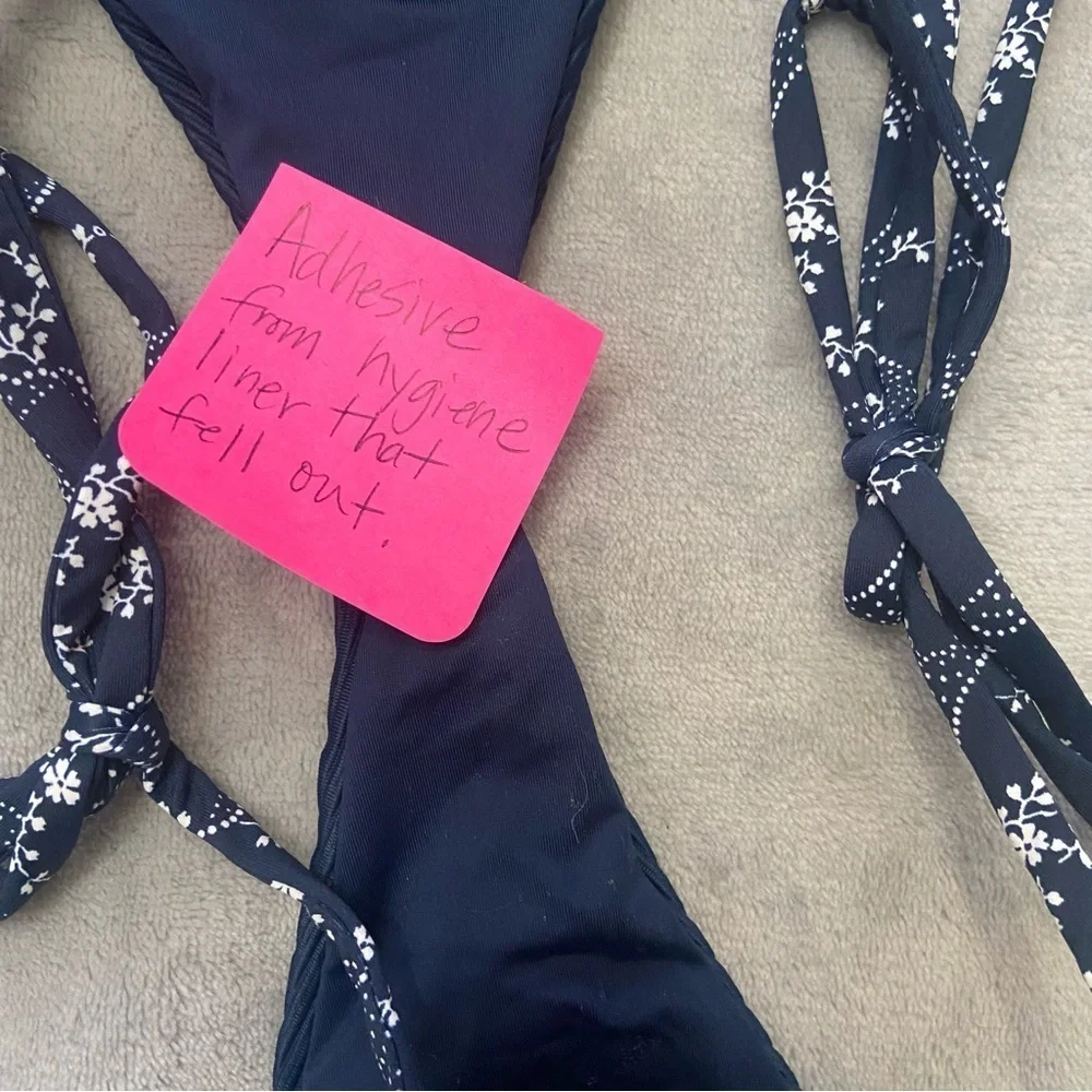 New! Frankie’s Bikini’s Tia ribbed thong string bikini bottom 24129